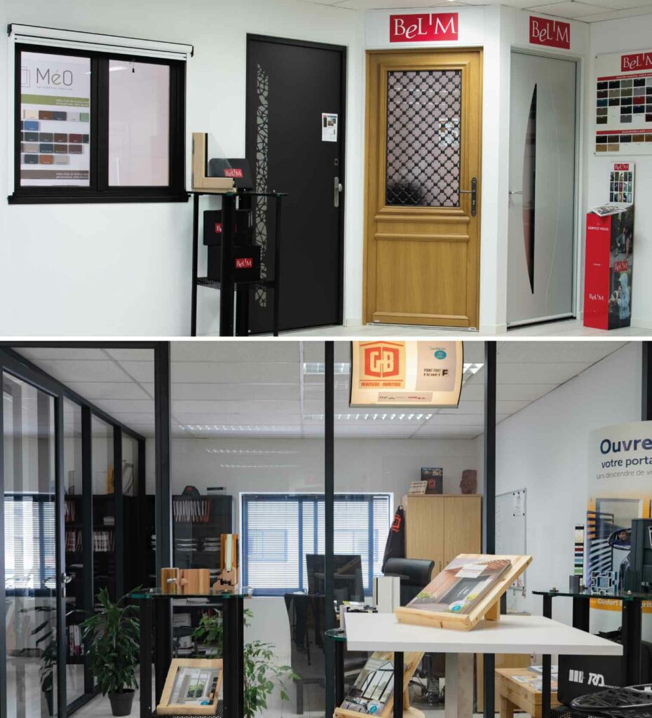 Menuiseries Venez découvrir les menuiseries sur-mesure (fenêtre, baie vitrée, porte d'entrée et de garage, volet battant, roulant et coulissant, persienne, portail, portillon et clôture) dans notre showroom installé en Essonne - Ile-de-France